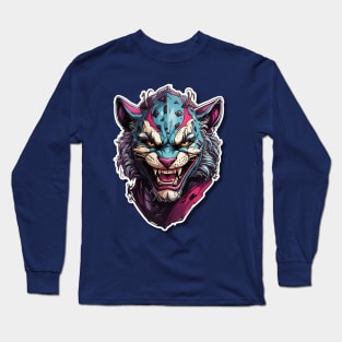 Evil Grinning Panther Long Sleeve T-Shirt